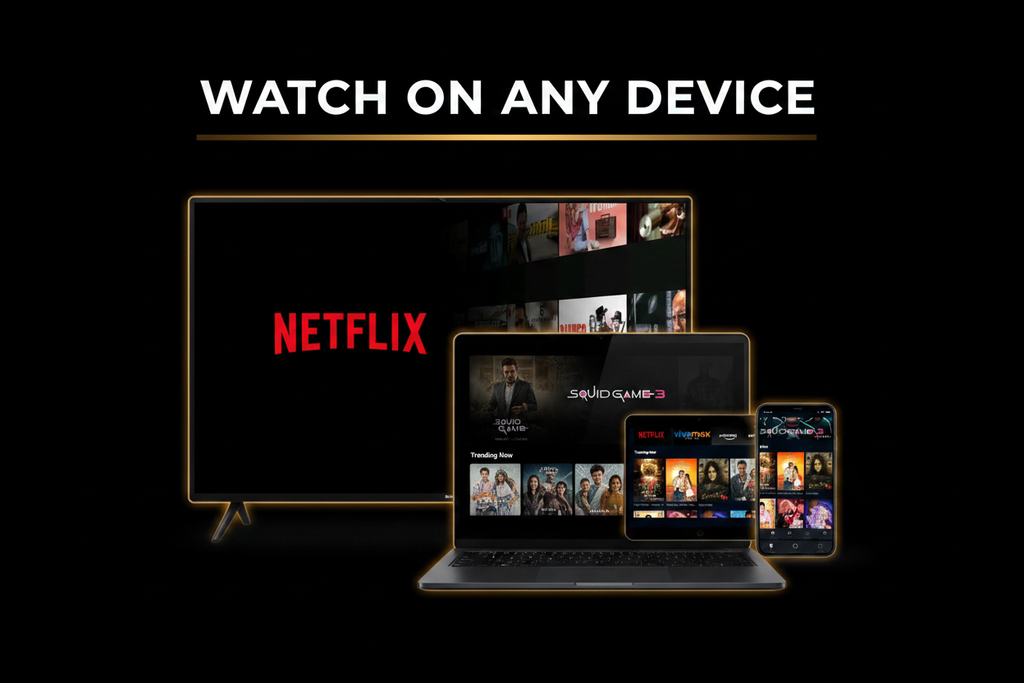 Watch On Any Device Multi-Screen