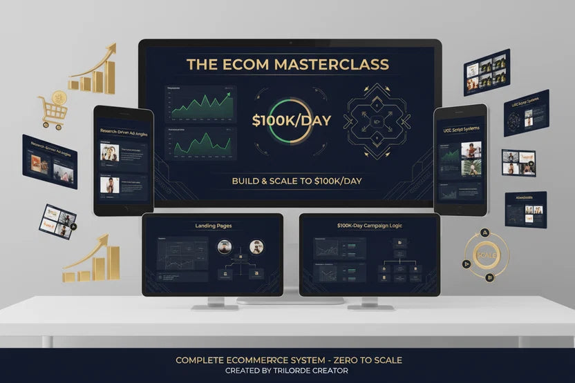⚡💵  Millionaire Commerce: 7 Figures Elite Dropshipping System 🔥
